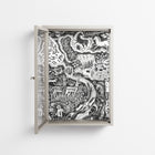Flight Of Fancy 3 - Wall Cabinet - Diana Catchpole - Pebble - Clear glass