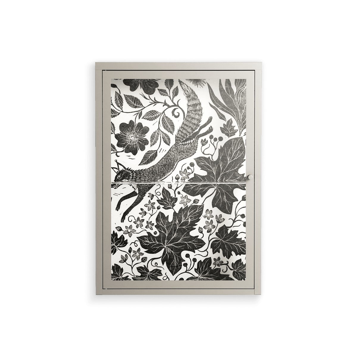 Ode to Summer 4 - Wall Cabinet - Diana Catchpole - Pebble - Clear glass