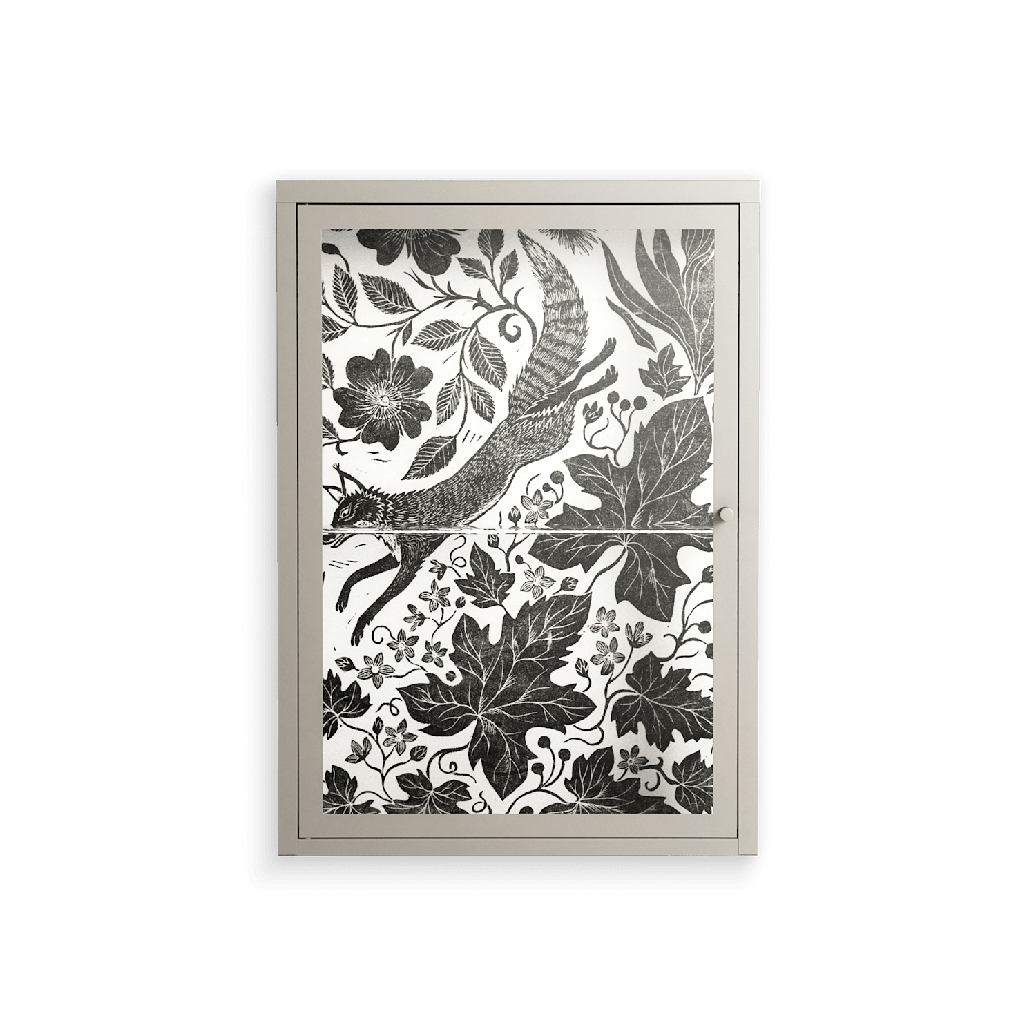 Ode to Summer 4 - Wall Cabinet - Diana Catchpole - Pebble - Clear glass