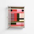 Harmonic - Wall Cabinet - Rikki Hewitt - Pebble - Clear glass