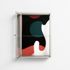 Plume - Wall Cabinet - Rikki Hewitt - Pebble - Clear glass