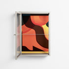 Swift - Wall Cabinet - Rikki Hewitt - Pebble - Clear glass