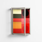 Turnstile - Wall Cabinet - Rikki Hewitt - Pebble - Clear glass