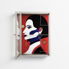 Unseen In Plain Sight - Wall Cabinet - Mathilda Kienast - Pebble - Clear glass