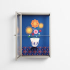Flower Cup - Wall Cabinet - Mo Kalache - Pebble - Clear glass