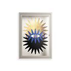 Evil Eye Sun - Wall Cabinet - Mo Kalache - Pebble - Clear glass