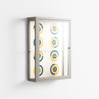 Gleam Dusk - Wall Cabinet - Ethan Fender - Pebble - Clear glass