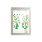 Bouquets - Wall Cabinet - Lydia Greaves - Pebble - Clear glass