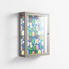 Shapes Blue - Wall Cabinet - Lydia Greaves - Pebble - Clear glass