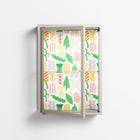 Shapes Cream - Wall Cabinet - Lydia Greaves - Pebble - Clear glass