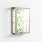 Shapes Cream - Wall Cabinet - Lydia Greaves - Pebble - Clear glass