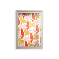 Cats - Wall Cabinet - Lydia Greaves - Pebble - Clear glass