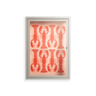 Lobsters - Wall Cabinet - Lydia Greaves - Pebble - Clear glass