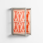 Lobsters - Wall Cabinet - Lydia Greaves - Pebble - Clear glass