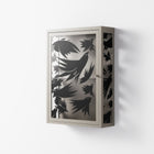 Black Birds - Wall Cabinet - Konrad Blaszczyk - Pebble - Overlay Glass