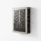 Black Potted Plant - Wall Cabinet - Konrad Blaszczyk - Pebble - Overlay Glass