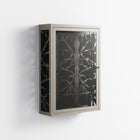 Black Potted Plant - Wall Cabinet - Konrad Blaszczyk - Pebble - Overlay Glass