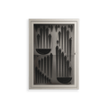 Black Fern - Wall Cabinet - Konrad Blaszczyk - Pebble - Overlay Glass