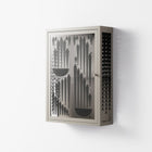 Black Fern - Wall Cabinet - Konrad Blaszczyk - Pebble - Overlay Glass