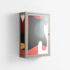 Plume - Wall Cabinet - Rikki Hewitt - Pebble - Overlay Glass