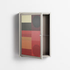 Turnstile - Wall Cabinet - Rikki Hewitt - Pebble - Overlay Glass