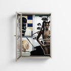 Dreaming With Open Eyes - Wall Cabinet - Sophie Goudman-Peachey - Pebble - Clear glass