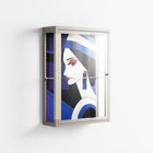 Beyond The Veil Of Consciousness - Wall Cabinet - Mathilda Kienast - Pebble - Clear glass