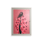 Covered in Flowers - Wall Cabinet - Raissa Oltmanns - Pebble - Overlay Glass