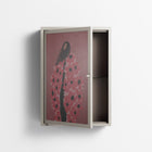 Covered in Flowers - Wall Cabinet - Raissa Oltmanns - Pebble - Overlay Glass