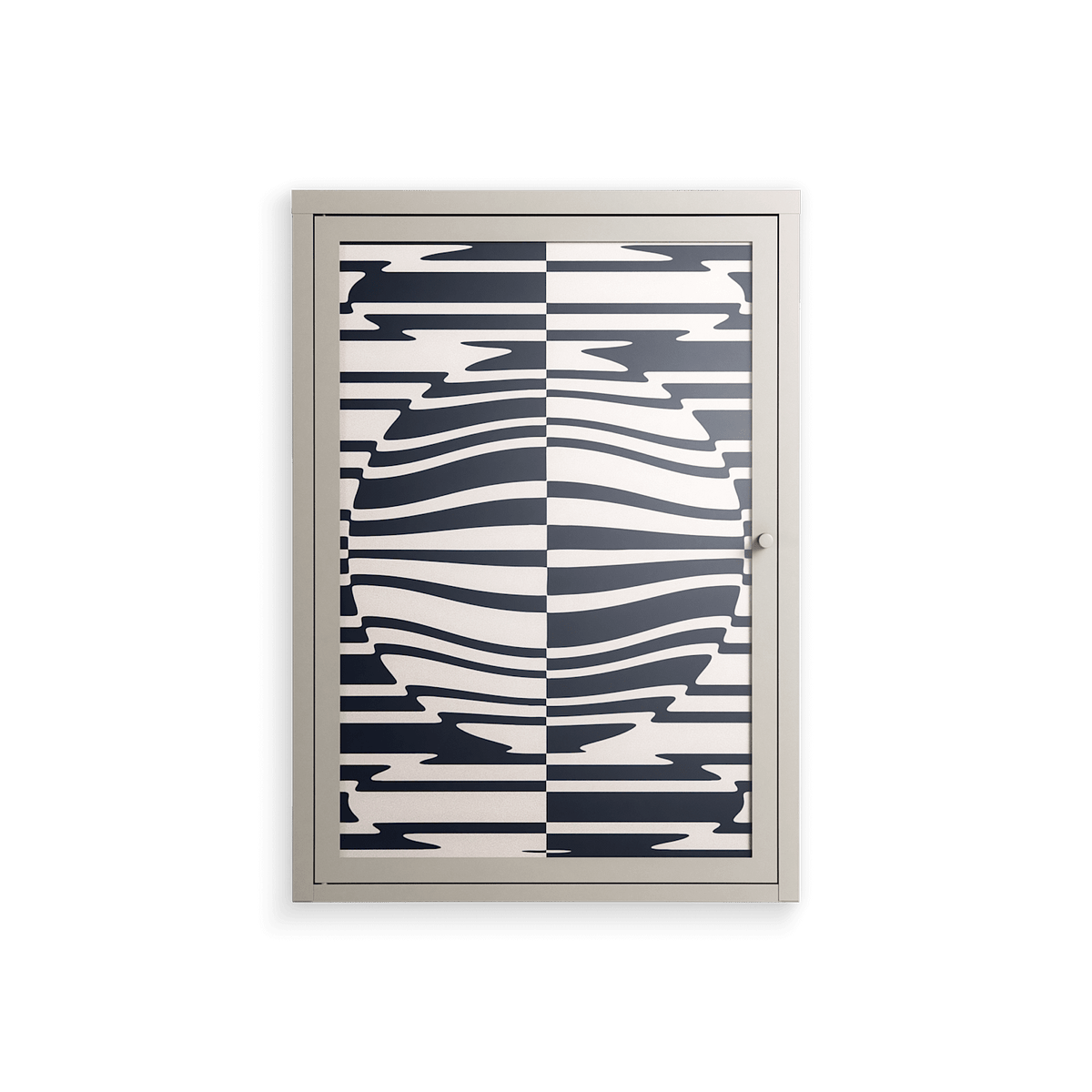 Wave Lens - Wall Cabinet - Oluwaseyi Samuel Adebayo - Pebble - Overlay Glass