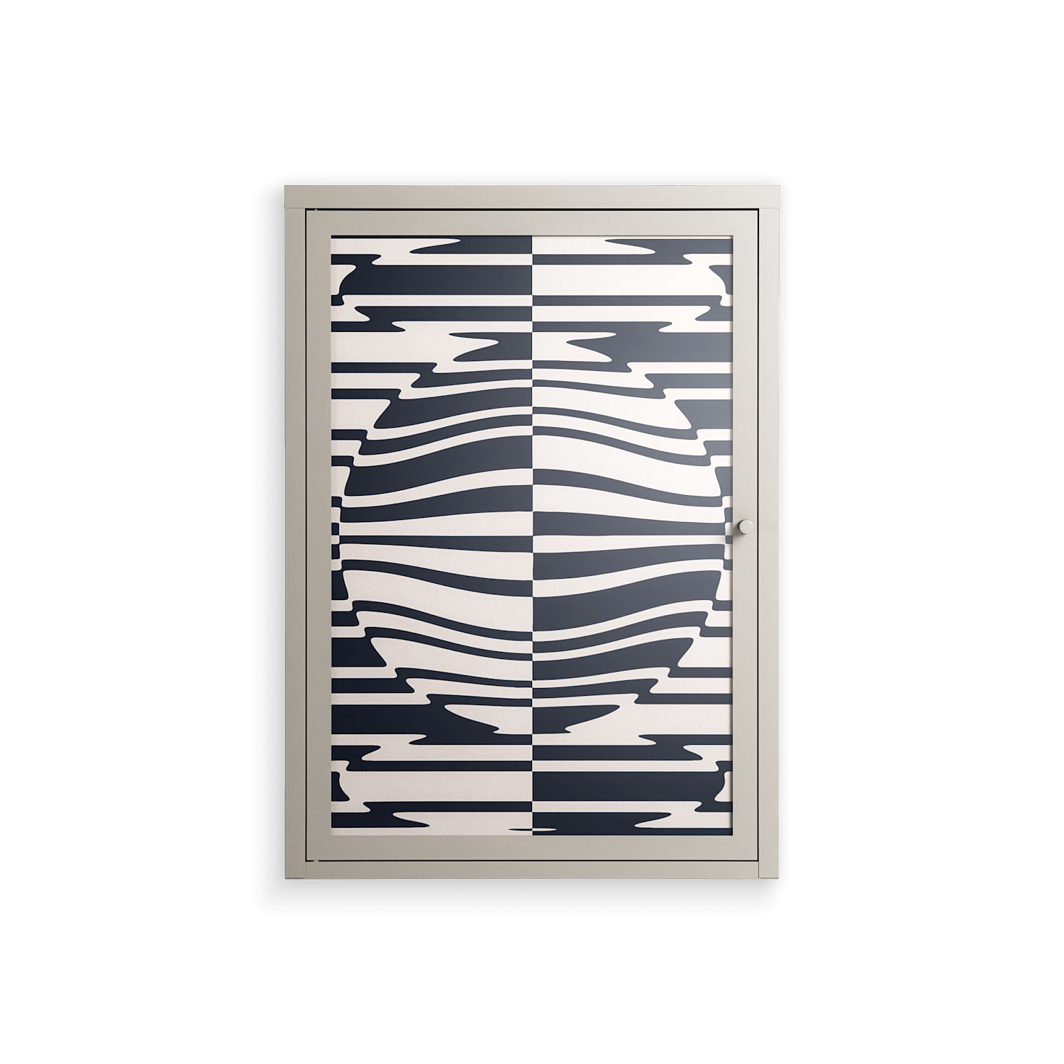 Wave Lens - Wall Cabinet - Oluwaseyi Samuel Adebayo - Pebble - Overlay Glass