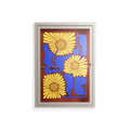 Sunflowers - Wall Cabinet - Sandra Hutter - Pebble - Overlay Glass