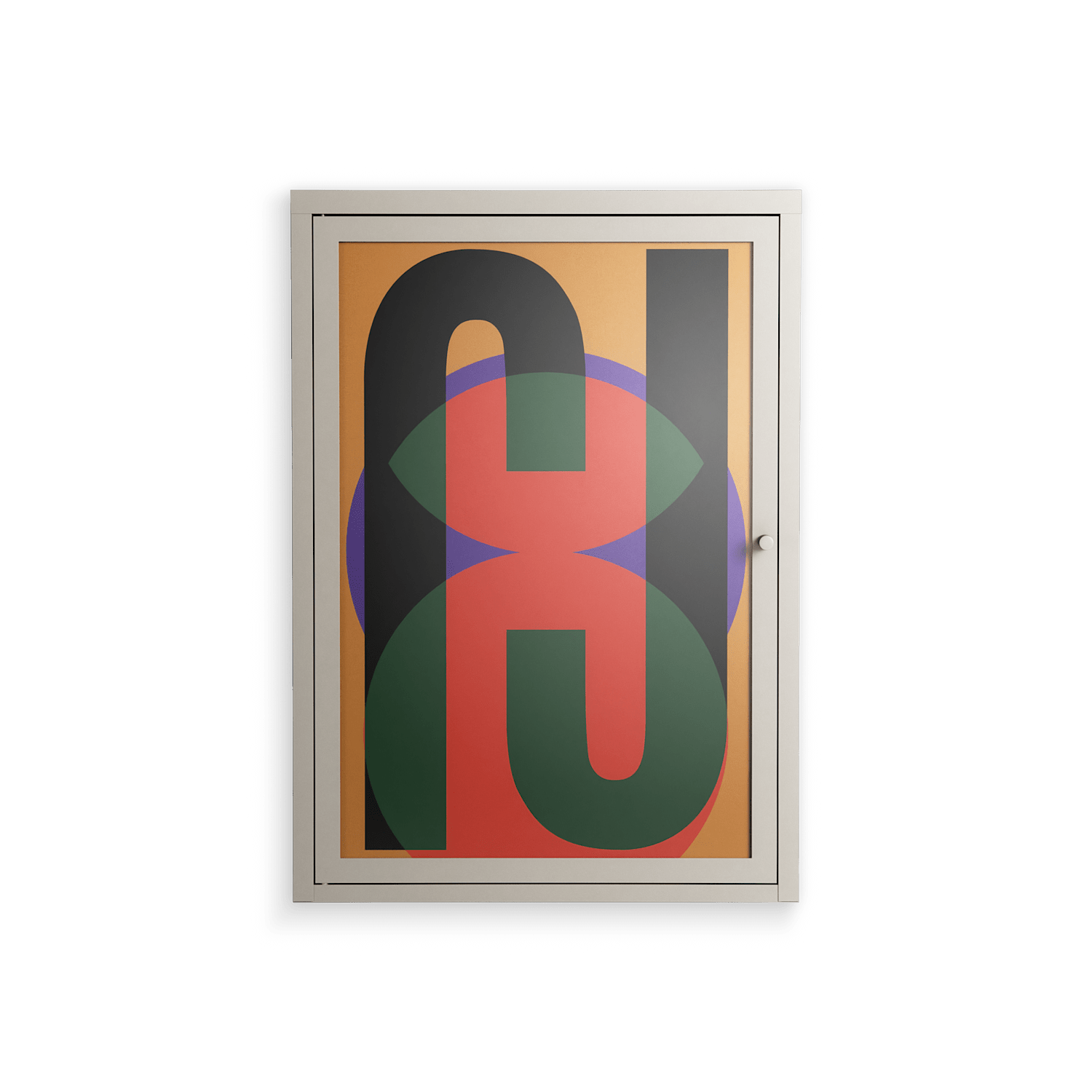 JJ - Wall Cabinet - Oluwaseyi Samuel Adebayo - Pebble - Overlay Glass