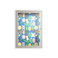 Shapes Blue - Wall Cabinet - Lydia Greaves - Pebble - Clear glass