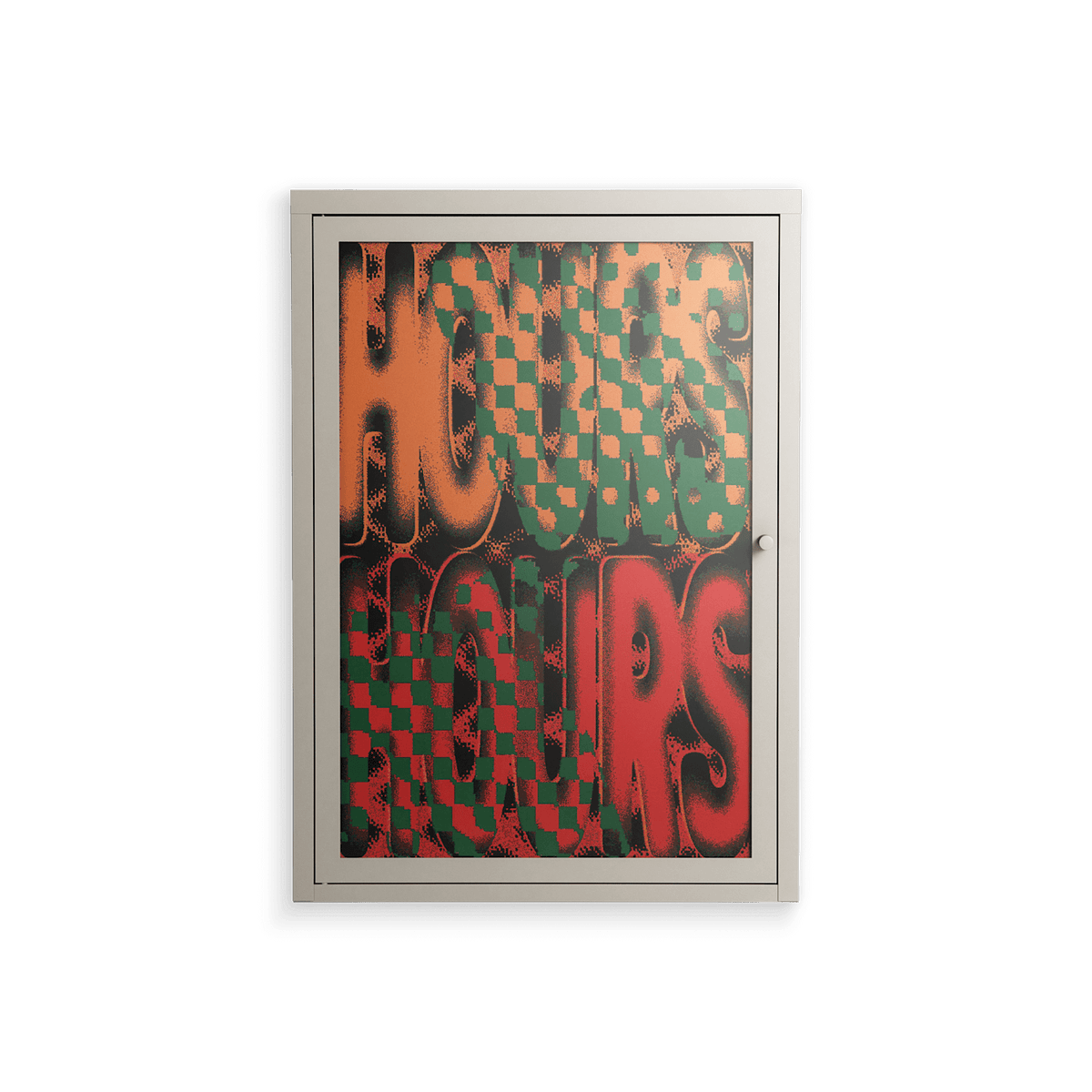 Hours - Wall Cabinet - Oluwaseyi Samuel Adebayo - Pebble - Overlay Glass