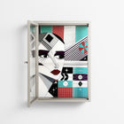 The Dessolution - Wall Cabinet - Mathilda Kienast - Pebble - Clear glass