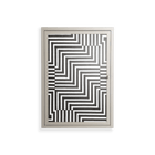 Rectangle In Rectangle - Wall Cabinet - Guido De Boer - Pebble - Overlay Glass