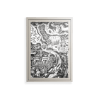 Flight Of Fancy 3 - Wall Cabinet - Diana Catchpole - Pebble - Clear glass