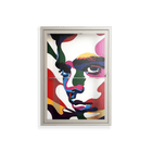Fragments Of A Painted Souls - Wall Cabinet - Mathilda Kienast - Pebble - Clear glass