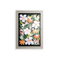 Floral Delight - Wall Cabinet - Sandra Hutter - Pebble - Overlay Glass