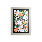 Floral Delight - Wall Cabinet - Sandra Hutter - Pebble - Overlay Glass