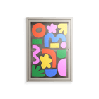 Fun Shapes - Wall Cabinet - Sandra Hutter - Pebble - Overlay Glass