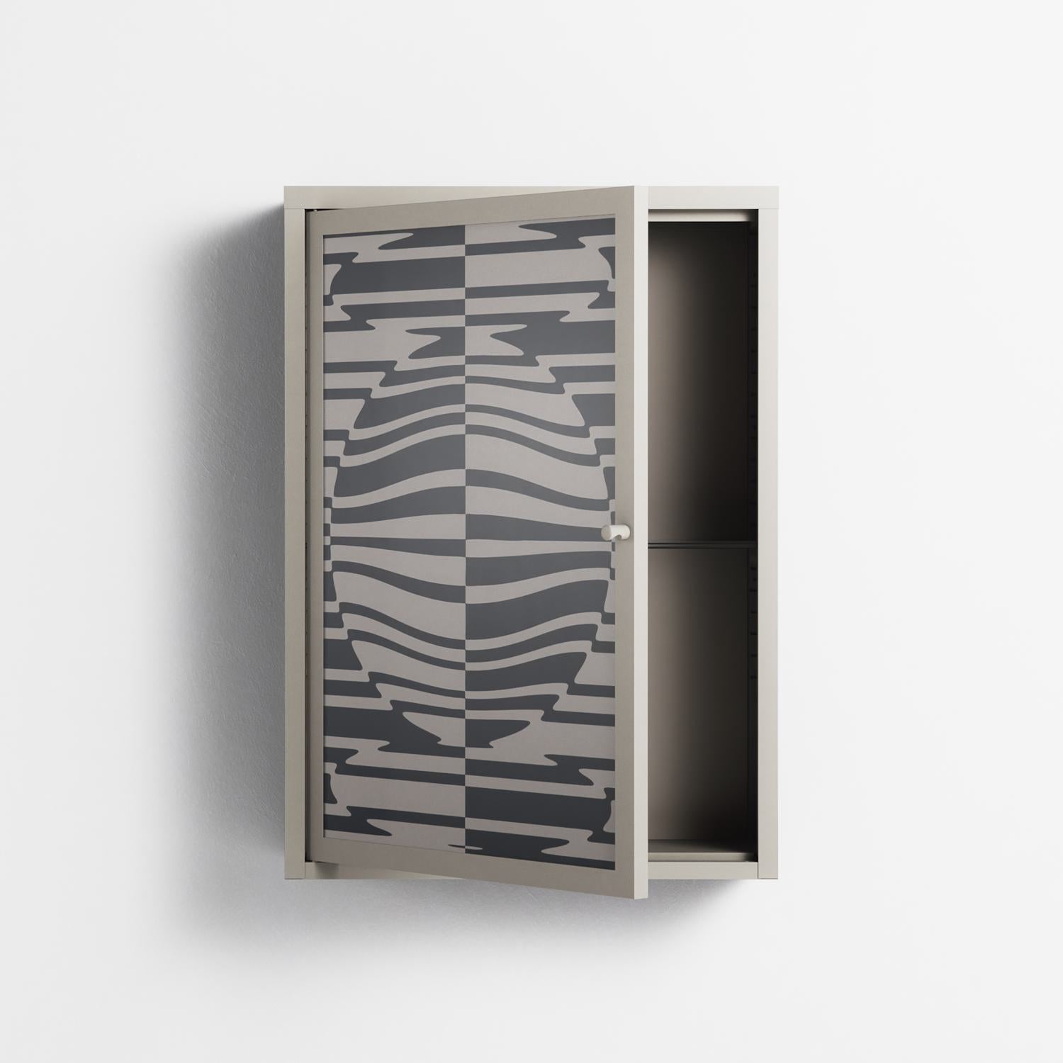 Wave Lens - Wall Cabinet - Oluwaseyi Samuel Adebayo - Pebble - Overlay Glass