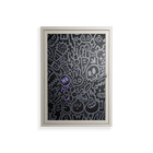 Thick Lines Good Times - Wall Cabinet - Craig Watkins - Pebble - Overlay Glass
