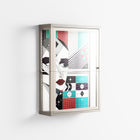 The Dessolution - Wall Cabinet - Mathilda Kienast - Pebble - Clear glass