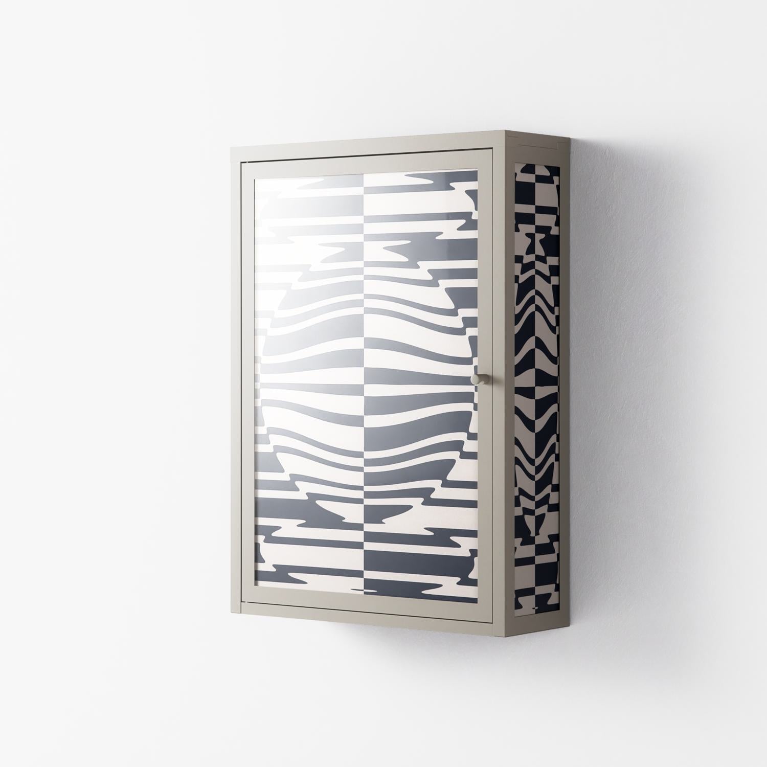 Wave Lens - Wall Cabinet - Oluwaseyi Samuel Adebayo - Pebble - Overlay Glass