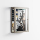 Dreaming With Open Eyes - Wall Cabinet - Sophie Goudman-Peachey - Pebble - Clear glass