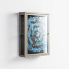 The Circles Of My Mind - Wall Cabinet - Craig Watkins - Pebble - Overlay Glass