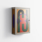 JJ - Wall Cabinet - Oluwaseyi Samuel Adebayo - Pebble - Overlay Glass
