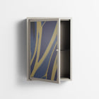 Blue Gale - Wall Cabinet - Oluwaseyi Samuel Adebayo - Pebble - Overlay Glass